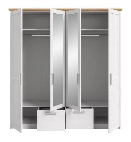 Schlafzimmer-Set Verona 2 | 3-teilig | mit Bettkastenauszügen | Artisan / Sibiu Lärche