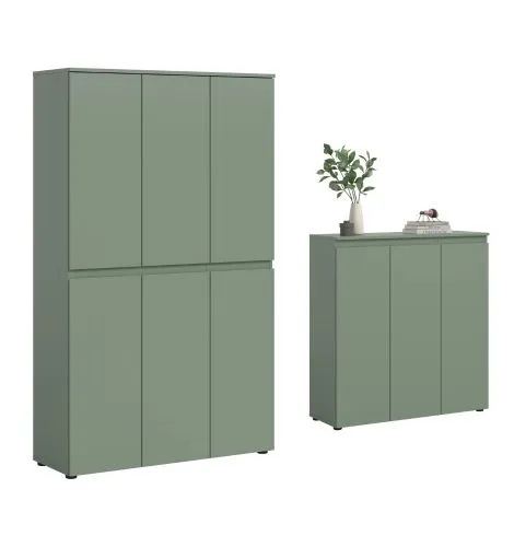 Schrankkombination Scarpa 2 | 2-teilig | Smoke green