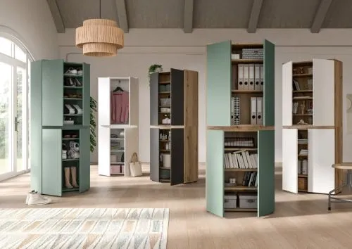 Schrankkombination Scarpa | 2-teilig | weiß