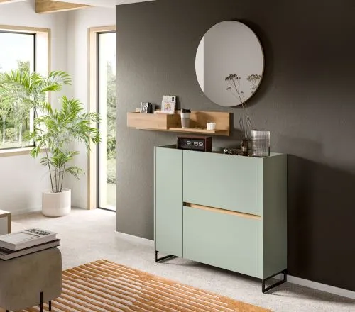 Schuhkommode Drive | Salbei / Artisan Oak