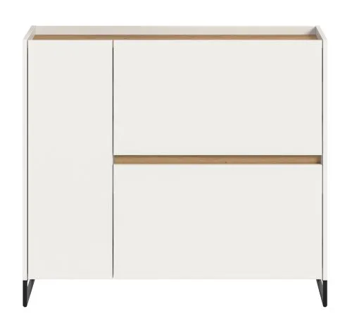 Schuhkommode Drive | weiß / Artisan Oak