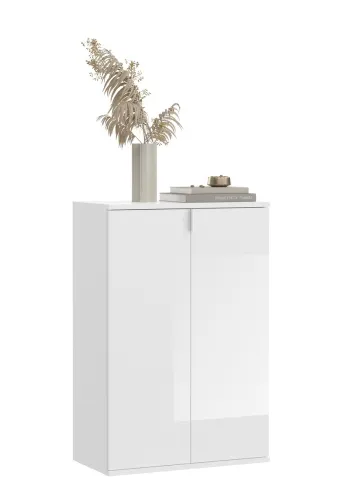 Schuhkommode Projekt X | weiß Hochglanz