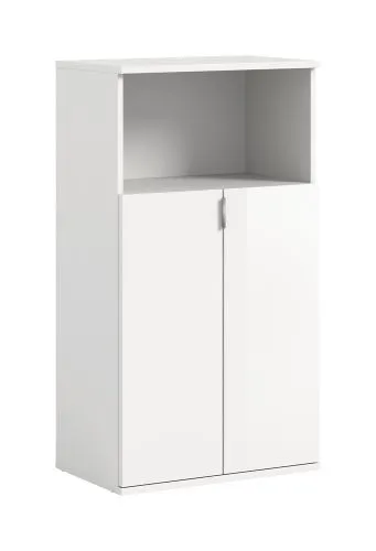 Schuhkommode Projekt X | weiß / weiß Hochglanz