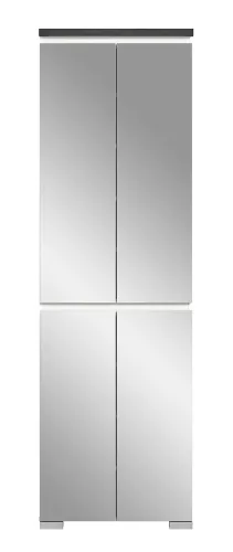 Schuhkommode Shoelove mit Schubkasten | weiß / Industrial grau | verschiedene Größen