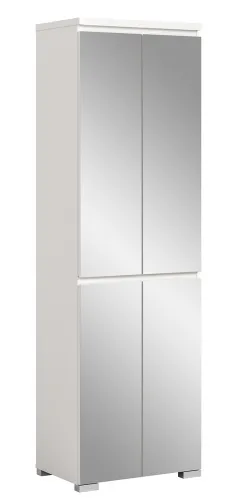 Schuhkommode Shoelove mit Schubkasten | weiß | mit Beleuchtung 60 cm x 193 cm x 40 cm