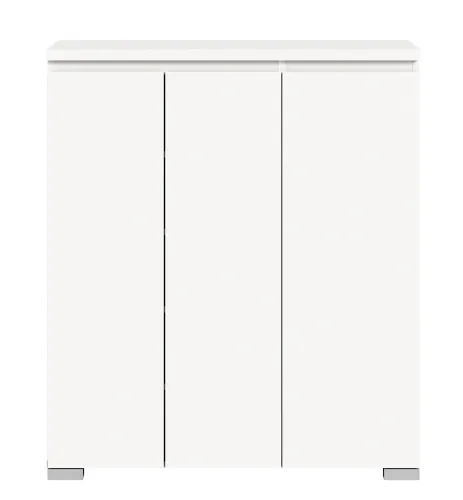 Schuhkommode Shoelove mit Schubkasten | weiß | mit Beleuchtung 95 cm x 109 cm x 40 cm