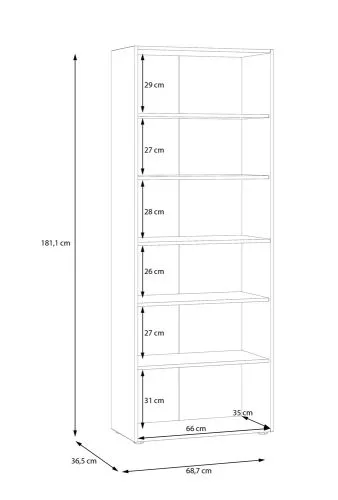 Schuhschrank Drehtürenschrank Net106 | 2-türig | Dunkelgrau / Artisan Eiche