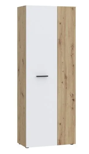 Schuhschrank Drehtürenschrank Net106 | 2-türig | weiß / Artisan Eiche