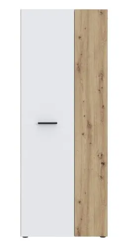 Schuhschrank Drehtürenschrank Net106 | 2-türig | weiß / Artisan Eiche