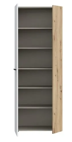 Schuhschrank Drehtürenschrank Net106 | 2-türig | weiß / Artisan Eiche