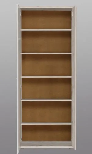 Schuhschrank Drehtürenschrank Net106 | 2-türig | weiß / Sandeiche