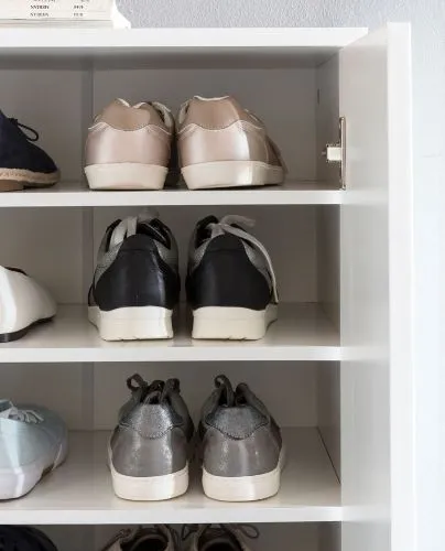 Schuhschrank Kerin | mit 2 Türen | weiß