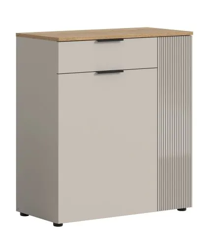 Schuhschrank Kommode Slide | Kaschmir / Evoke Oak