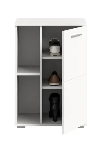 Schuhschrank Prego | weiß Hochglanz