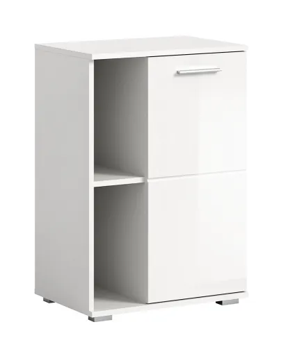 Schuhschrank Prego | weiß Hochglanz