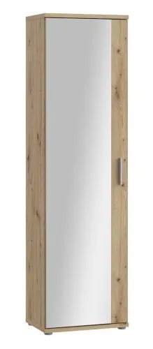 Schuhschrank Schrank Net106 mit Spiegel | Artisan Eiche