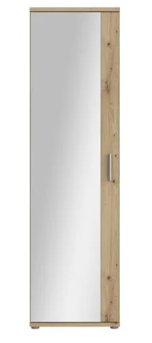 Schuhschrank Schrank Net106 mit Spiegel | Artisan Eiche