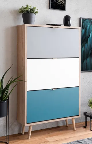 Schuhschrank Schuhkipper Cuba | Skandinavisch