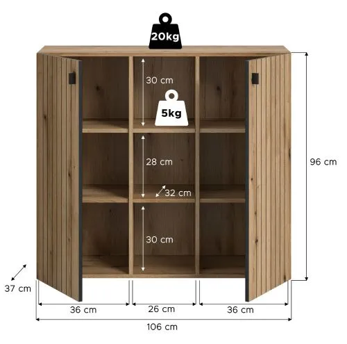 Schuhschrank Station | Evoke Eiche