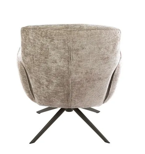 Sessel Duba | drehbar | Hoven-Stoff | sand-braun