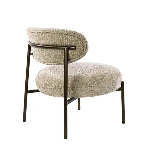 Sessel Elysia | Monti Stoff / Strukturgewebe | sand-braun