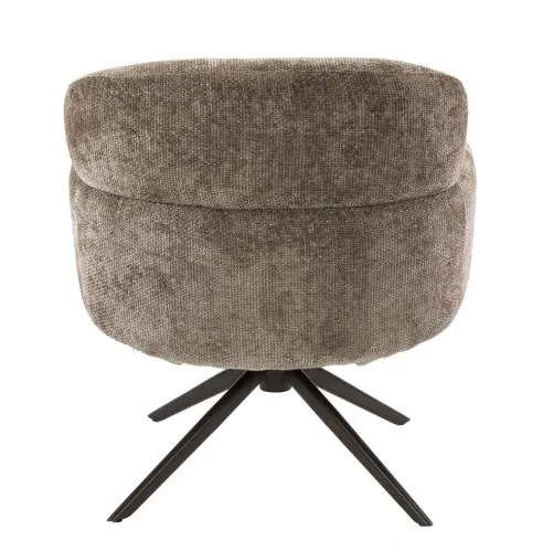 Sessel Milagro | drehbar | Hoven-Stoff / Chenillegewebe | champagne-braun