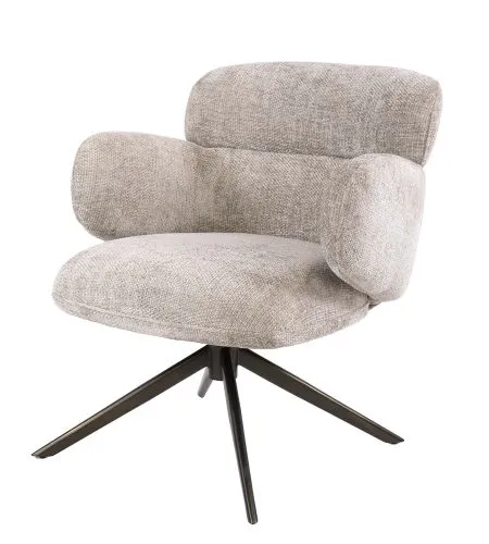 Sessel Milagro | drehbar | Hoven-Stoff / Chenillegewebe | sand - braun