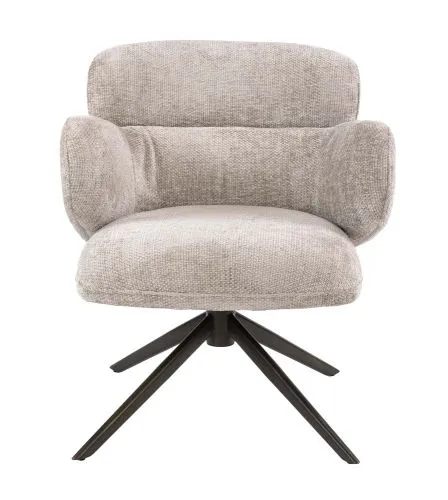 Sessel Milagro | drehbar | Hoven-Stoff / Chenillegewebe | sand - braun