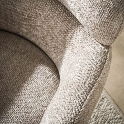 Sessel Milagro | drehbar | Hoven-Stoff / Chenillegewebe | sand - braun