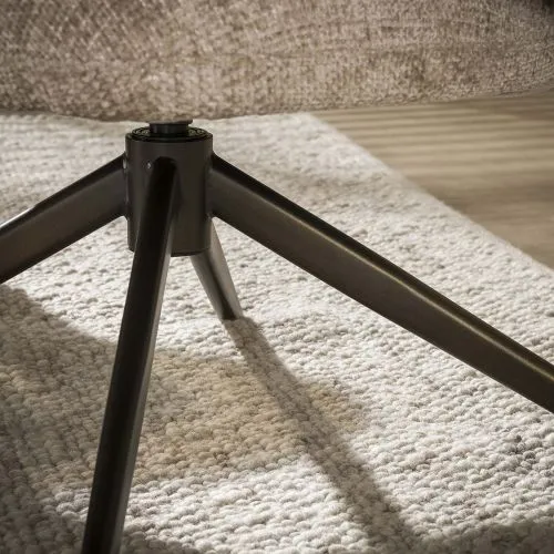 Sessel Milagro | drehbar | Hoven-Stoff / Chenillegewebe | sand - braun