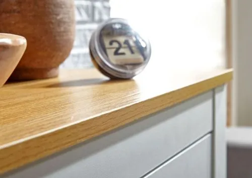 Sideboard Anrichte Liam | weiß / braun