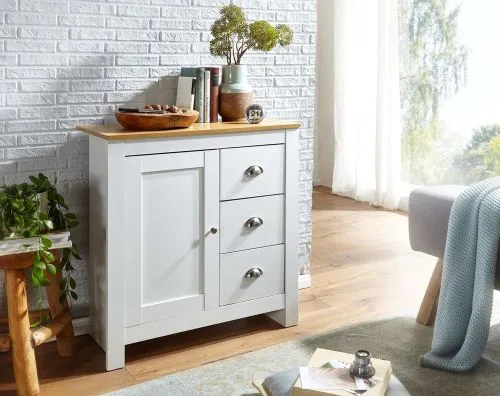 Sideboard Anrichte Liam | weiß / braun