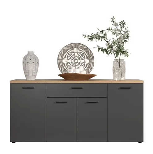 Sideboard Baggio | Anthrazit / Coast Evoke Oak