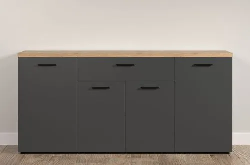 Sideboard Baggio | Anthrazit / Coast Evoke Oak
