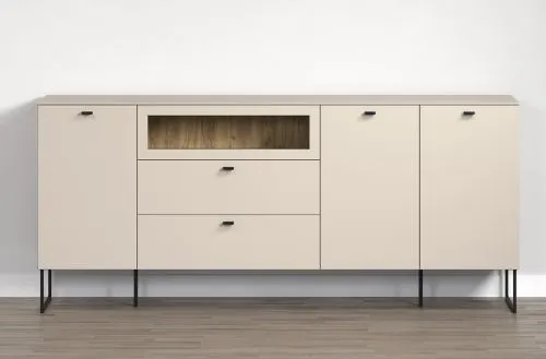 Sideboard Bellugi 1, Cashmere Dekor – Ansicht 2