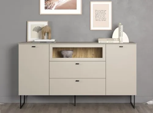 Sideboard Bellugi, Cashmere / Evoke Eiche