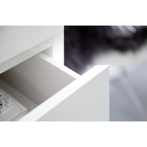 Sideboard Chiaro | weiß matt / Asteiche massiv