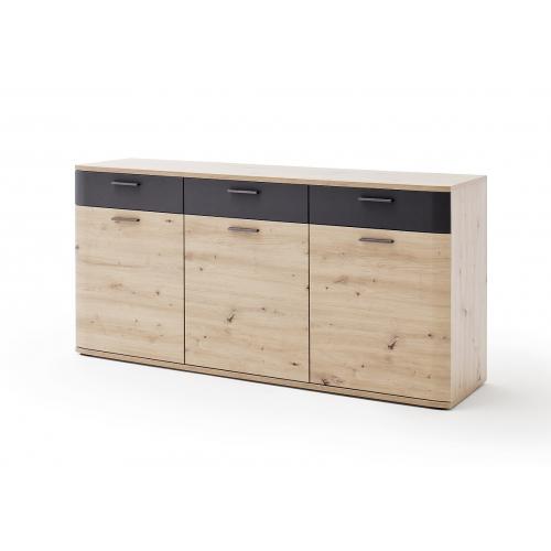 Sideboard Cortona | Balkeneiche / anthrazit