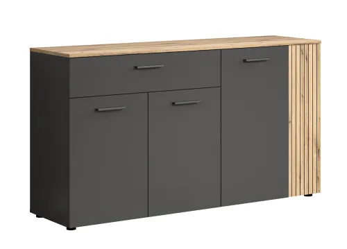 Sideboard Esteban | Anthrazit / Coast Evoke Oak