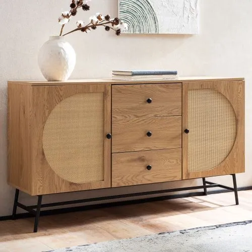 Sideboard French | braun / schwarz