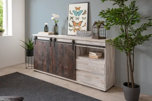 Sideboard Kommode Sevilla | Aratinga Kiefer / Na Pali