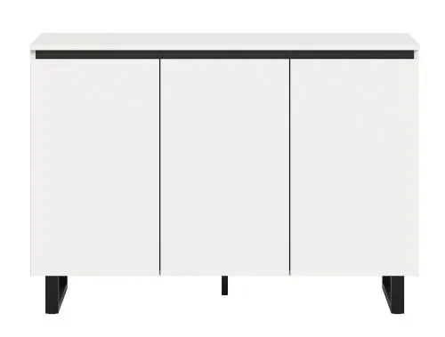 Sideboard Kommode Tomasa | weiß / schwarz