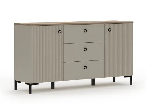 Sideboard Lucrezia 1, Cashmere / Silverjack Eiche