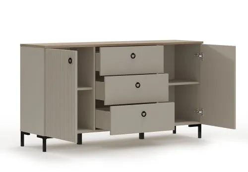 Sideboard Lucrezia 1, Cashmere Dekor – Ansicht 4