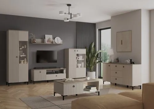 Sideboard Lucrezia 1, Cashmere Dekor – Ansicht 8
