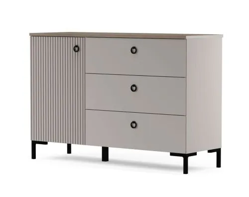 Sideboard Lucrezia, Cashmere / Silverjack Eiche
