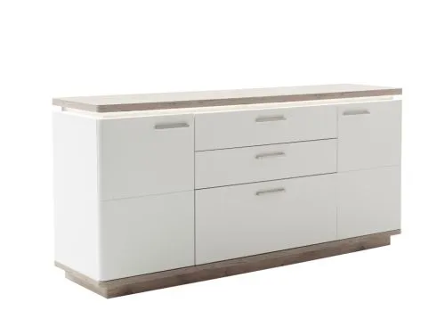Sideboard Palermo | Soft white / Viking Oak