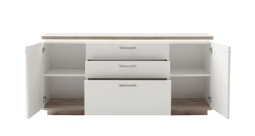 Sideboard Palermo | Soft white / Viking Oak