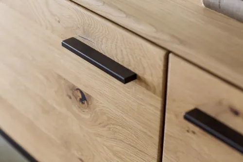 Sideboard Portland | Asteiche Bianco | ohne Beleuchtung