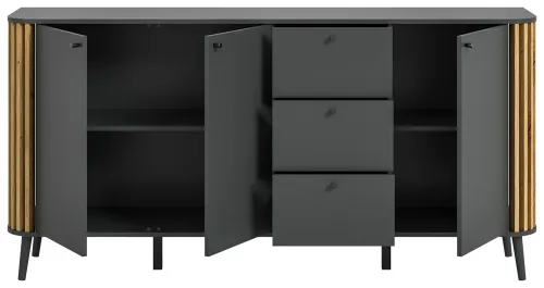 Sideboard Pure | grau / Artisan Eiche | 138 cm